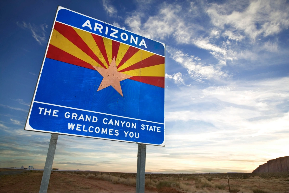 Medicare in Arizona: State roadsign